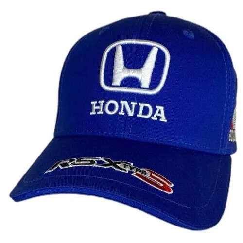 Бейсболка Honda Кепка Хонда бейсболка мужская женская, размер 55-58, синий