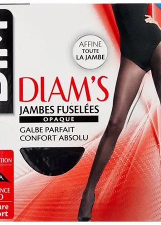 Колготки DIM Diam’s Opaque Satiné 45 den, размер 3, noir (черный)