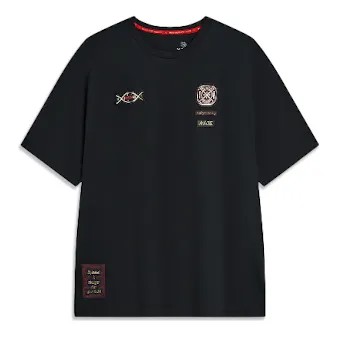 Футболка Li-Ning Way of Wade Hall of Fame 2023 T-Shirt 1 'Black', черный