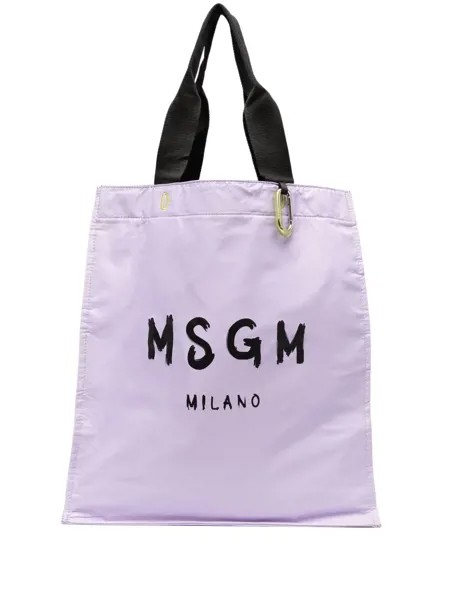MSGM сумка-тоут с логотипом