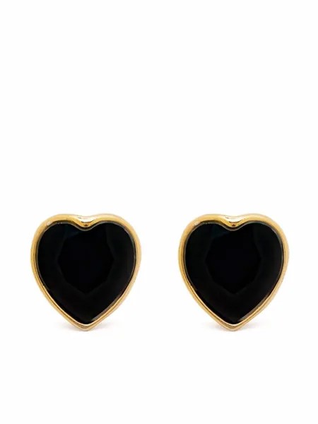Yves Saint Laurent Pre-Owned серьги 1990-х годов в форме сердец