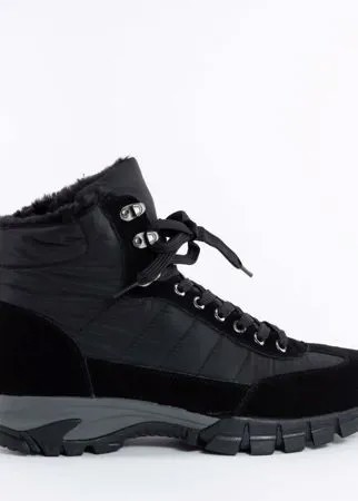 Черные текстильные ботинки Calipso