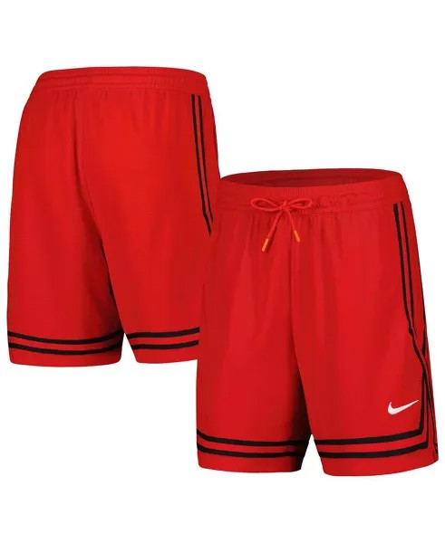 Женские красные шорты WNBA Logo Woman Team 13 Crossover Performance Nike, красный