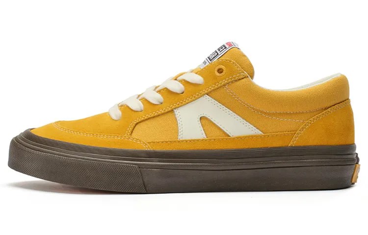 Кроссовки vision street wear Stick Skateboarding Shoes Unisex Low-top White, желтый