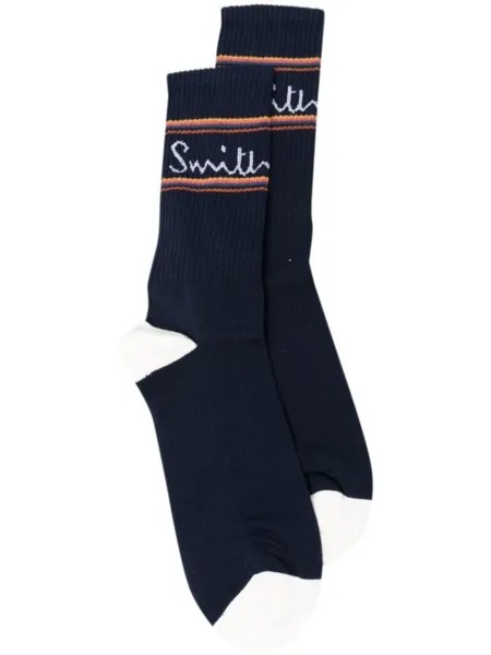 Paul Smith носки с логотипом, синий