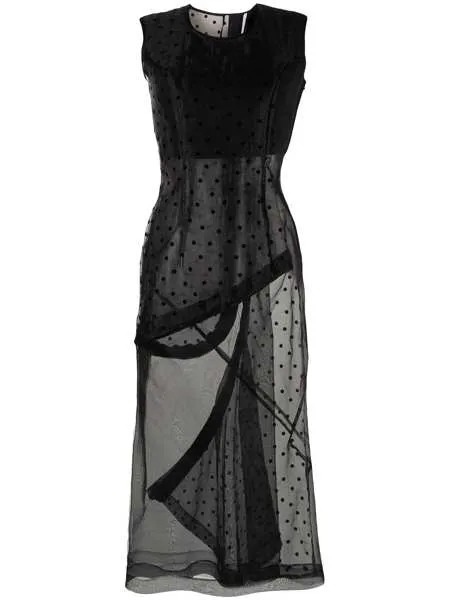Comme Des Garçons Pre-Owned платье в горох