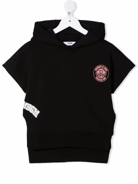 MSGM Kids худи с короткими рукавами