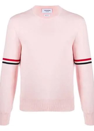 Thom Browne джемпер Milano с полосками RWB
