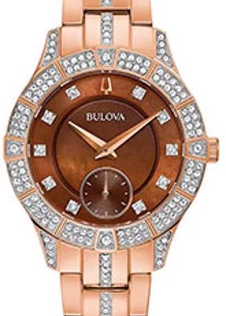 Японские наручные  женские часы Bulova 98L284. Коллекция Phantom