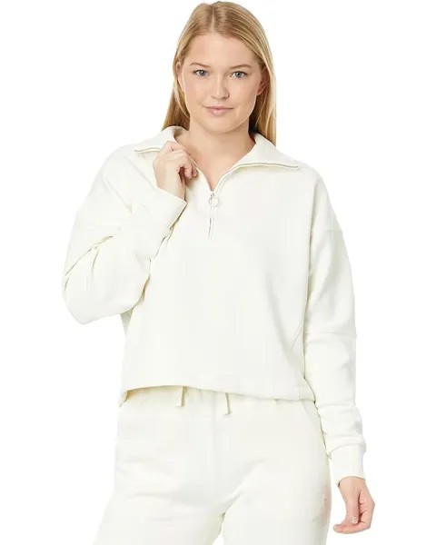 Толстовка Sweaty Betty Sand Wash Funnel Neck Half Zip, цвет Studio White