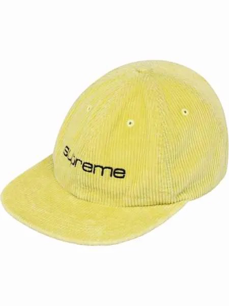 Supreme кепка с вышитым логотипом