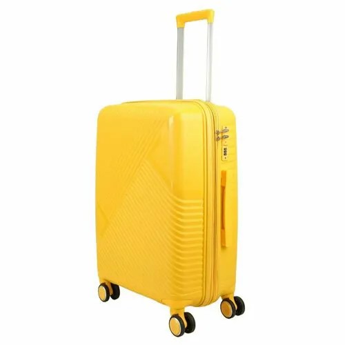 Умный чемодан Impreza Light 2508002, 60 л, размер M, желтый