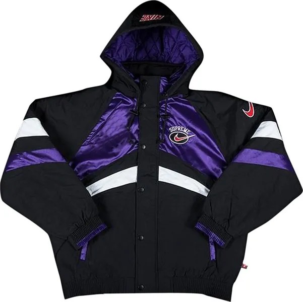 Куртка Supreme x Nike Hooded Sport Jacket 'Purple', фиолетовый