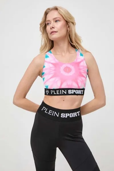 Спортивный бюстгальтер Plein Sport, розовый