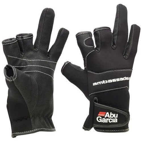Abu Garcia, Перчатки Stretch Glove Professional, неопрен, L