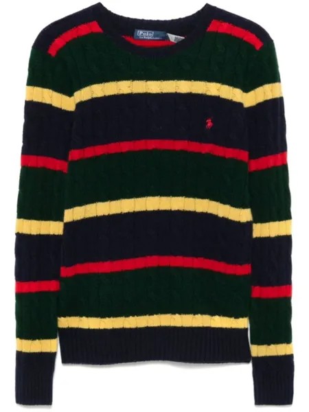 Polo Ralph Lauren свитер в полоску, зеленый