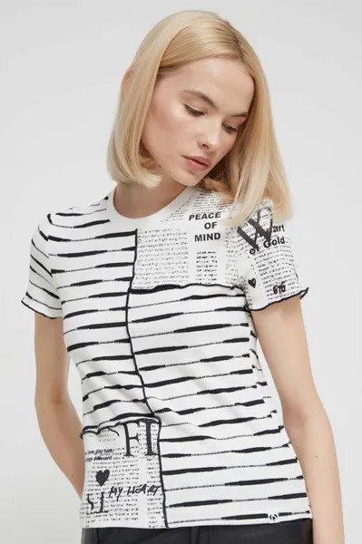ЛУ футболка Desigual, белый