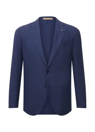Пиджак из шерсти и шелка Sartoria Latorre
