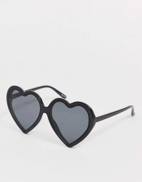 Солнцезащитные очки с оправой в форме сердец Aldo-Черный