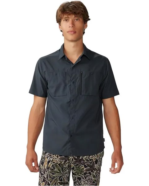 Рубашка Mountain Hardwear Trail Sender, цвет Dark Storm