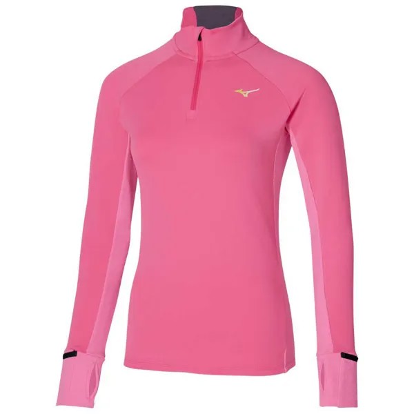 Толстовка Mizuno Warmalite Half Zip, розовый