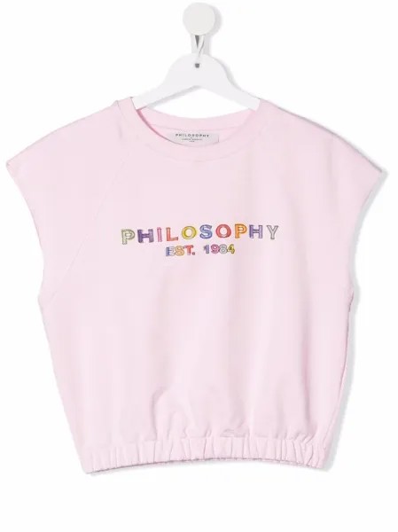 Philosophy Di Lorenzo Serafini Kids топ без рукавов с логотипом