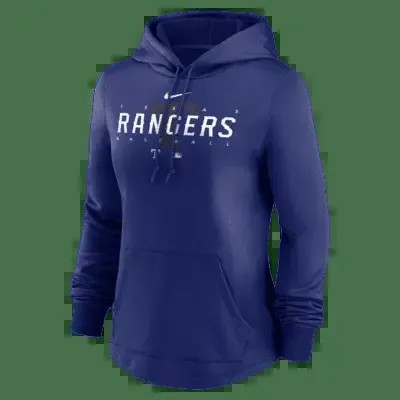 Худи Nike Therma Pregame (MLB Texas Rangers), цвет Royal