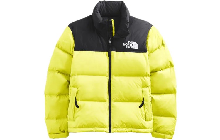 1996 Коллекция Пуховик женский Кислотно-желтый The North Face