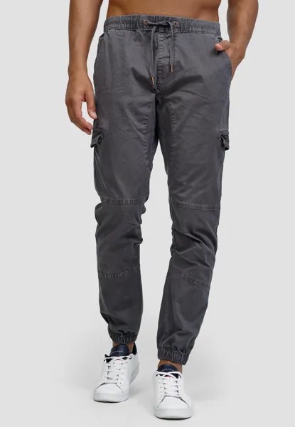Брюки-карго INDICODE JEANS, цвет pewter