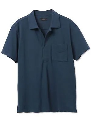 JUNK FOOD Мужская рубашка-поло Elliot синего цвета XL