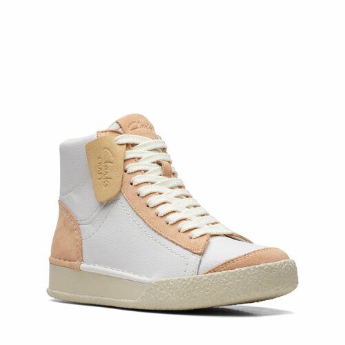 Ботинки Clarks, размер 39 EU, белый