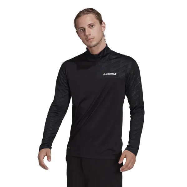 Лонгслив adidas Motion, зеленый