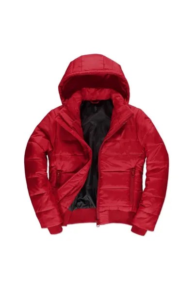 Куртка-бомбер Superhood B&C, красный