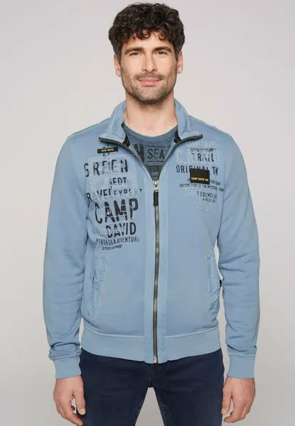 Толстовка MIT LOGO PRINTS UND STICKEREIEN Camp David, цвет new blue