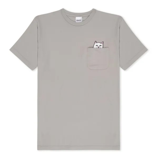 Футболка RIPNDIP Lord Nermal Peace Pocket Tee Grey