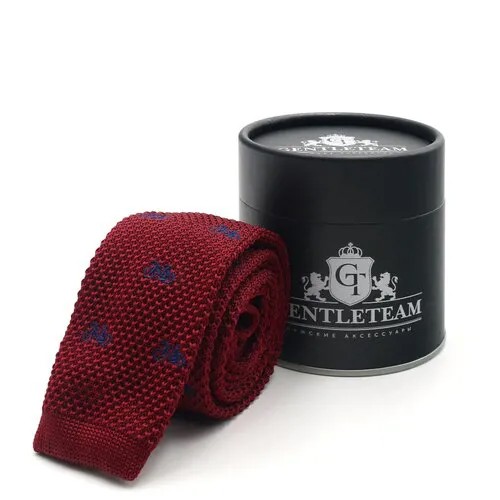 Галстук GENTLETEAM, бордовый