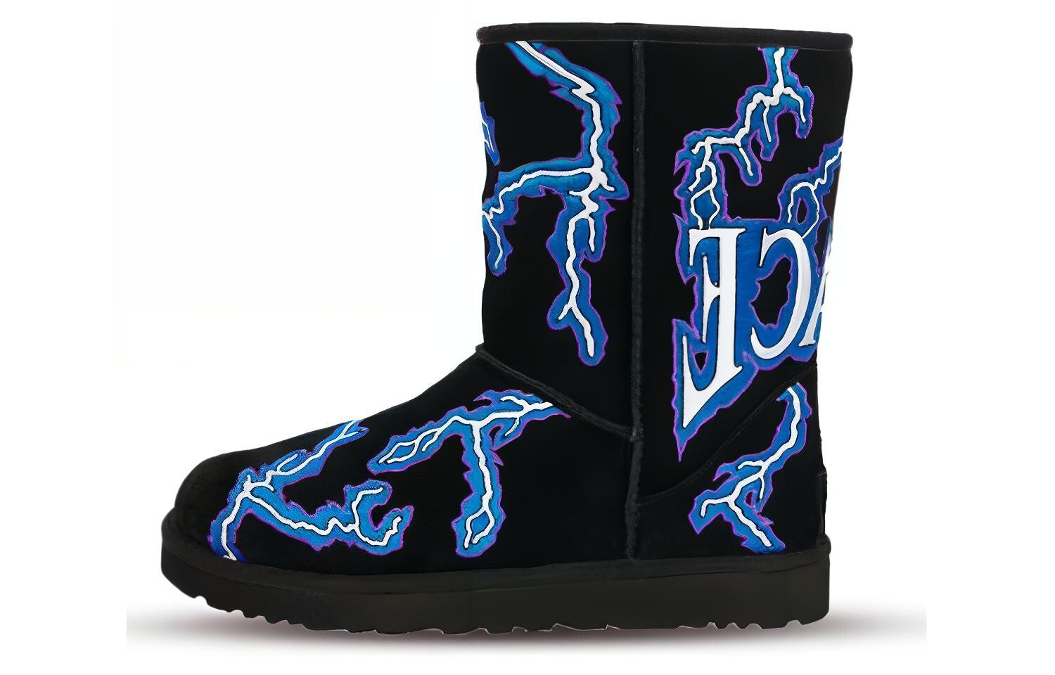 Классические короткие ботинки Palace Lightning Black Ugg