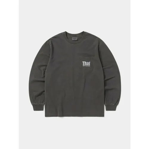 Лонгслив thisisneverthat That Pocket L/S, размер S, серый