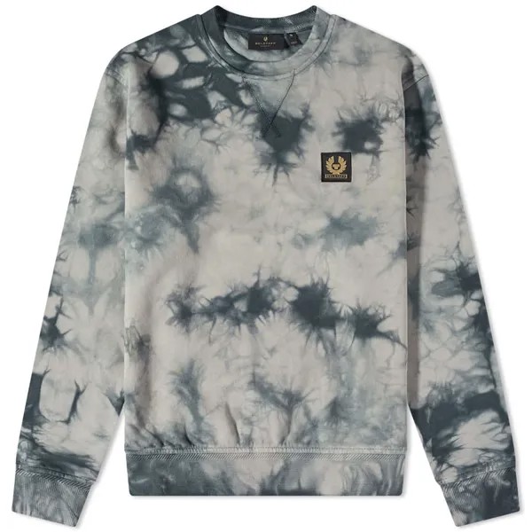 Толстовка Belstaff Patch Logo Tie Dye Crew Sweat