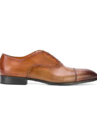 Santoni оксфорды с эффектом ломбер