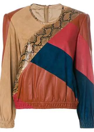 Valentino Pre-Owned блузка дизайна колор-блок