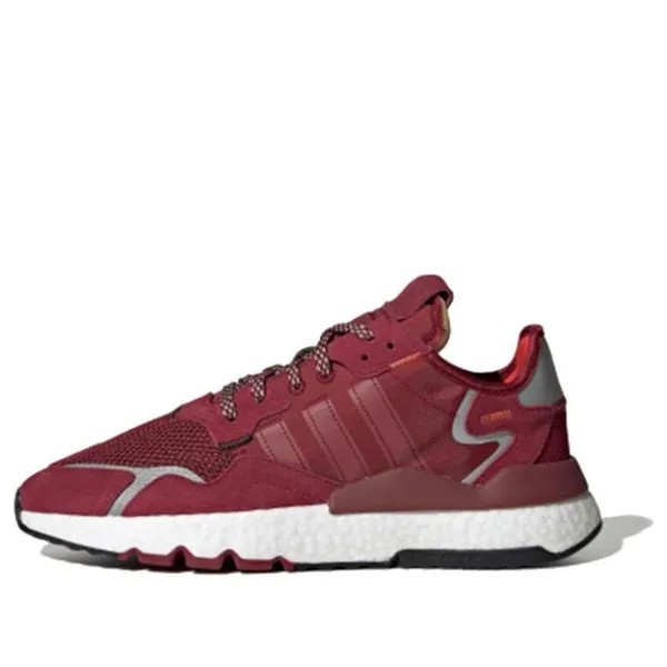 Кроссовки ночные джоггеры Adidas, красный