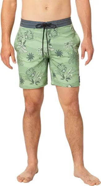 Шорты для плавания SWC Botanica Layday 18 дюймов Rip Curl, цвет Jade