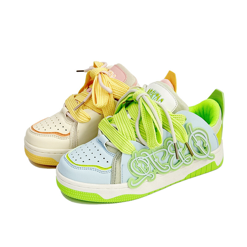 Кроссовки Quantity LIANGHUO Skateboarding Shoes Women's Low-top, серебряный