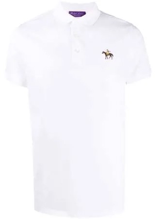 Ralph Lauren Purple Label рубашка поло с вышитым логотипом