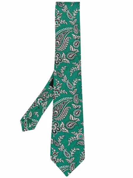 ETRO галстук с принтом пейсли