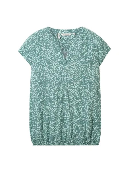 Блуза Tom Tailor, цвет Mint/Dark Green
