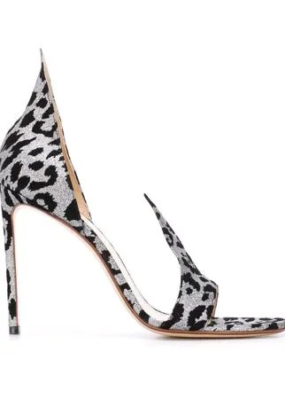Francesco Russo leopard print sandals