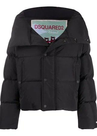 Dsquared2 пуховик с принтом на спине