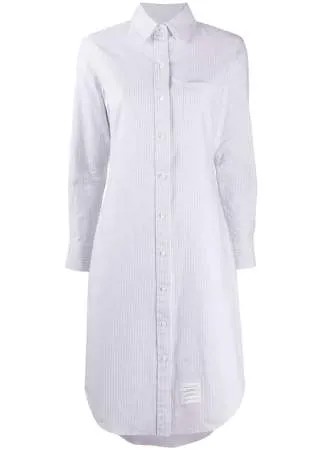 Thom Browne платье-рубашка в полоску University Stripe